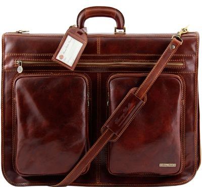 Housse de transport vêtements Marron
