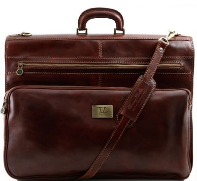 Housse de transport vêtements Marron
