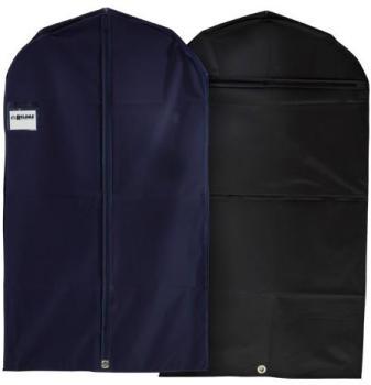 Housse vinyle pour vêtements format court coloris bleu Housse vinyle pour vêtements