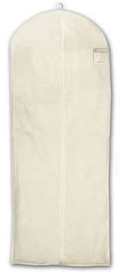 Housse en coton naturel pour robe de mariée - blanc Housse en coton naturel pour