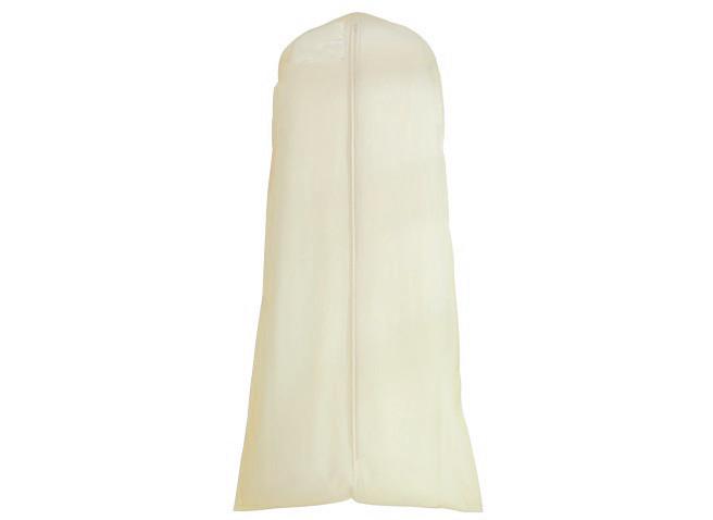 Housse pour robe de mariée vinyle - blanc Housse pour robe de mariée
