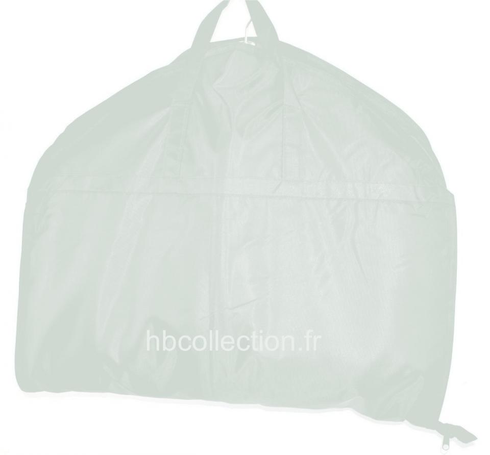 Housse de voyage pour costume gamme standard blanc Housse de voyage pour costume