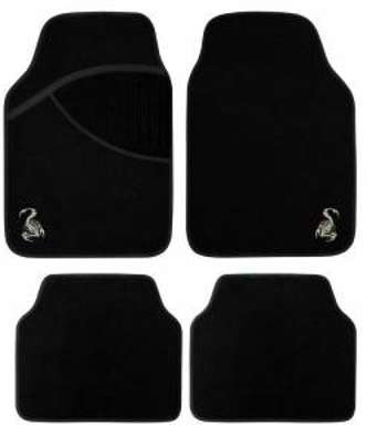 Tapis de sol pour voiture avec logo scorpion doré