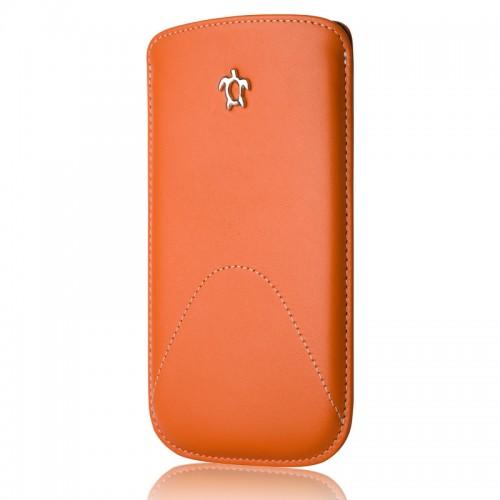 Issentiel - Etui pour Galaxy S4 Cuir Orange - Coll