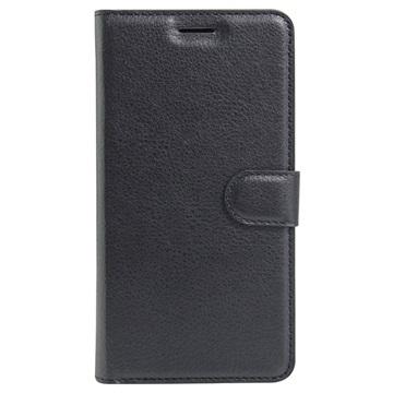 Etui Portefeuille Texturé pour Huawei Y5II - Noir