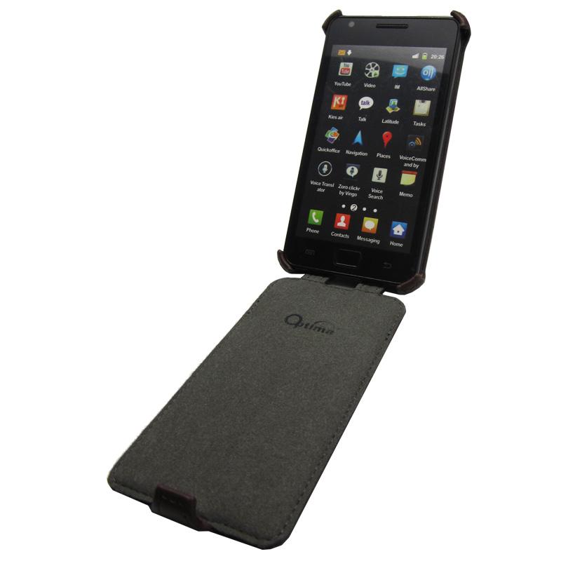 Optima - Samsung Galaxy S2 i9100 Housse Cuir Ultra