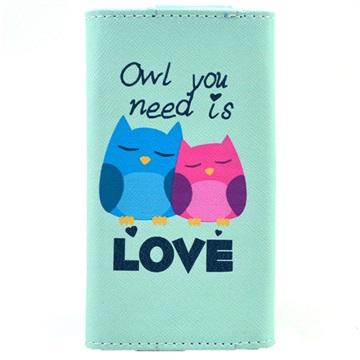 Housse Universelle Style Portefeuille - L - Owl Yo