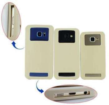 Housse Silicone de Protection Universelle Beige po