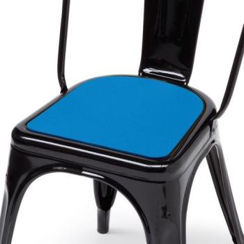 Tolix - Galette d assise antiglisse - petrol feutre Tolix - Galette d assise antiglisse