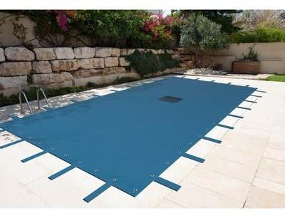 Bâche de protection piscine hiver rectangulaire 5x