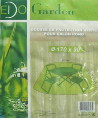 Housse de protection salon de jardin rond