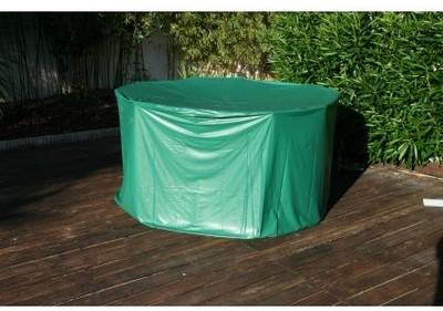 Housse de protection PVC pour table ronde de jardi