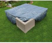 Housse de protection salon bas de jardin 250x250xH