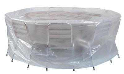 Housse de protection pour table de jardin ronde et