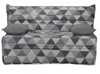 Housse de BZ matelassée tissu-ouate 350gr m motif triangle Housse de BZ matelassée tissu-ouate