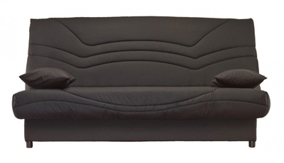 Housse clic-clac coloris noir, pour canapé clic-cl