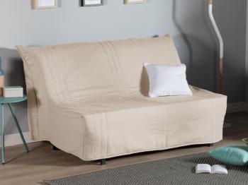 Housse de BZ unie matelassée 100% coton bachette p