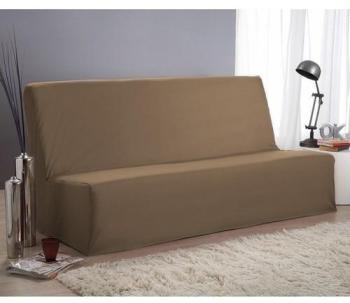 Housse Clic Clac Taupe 140x190 - Terre de Nuit