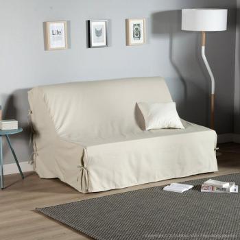 Housse de BZ unie à nouettes 100% coton bachette p