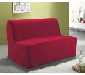 Housse BZ dos couvert rouge 140 cm