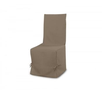 Housse chaise panama taupe 37x50 Housse chaise panama taupe