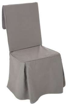 Housse de chaise Sylla Gris Housse de chaise Sylla Gris