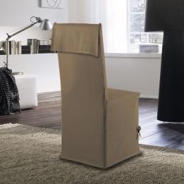 Housse de chaise Victoria Taupe