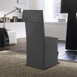 Housse de chaise Victoria Anthracite