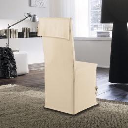 Housse de chaise Victoria Naturel