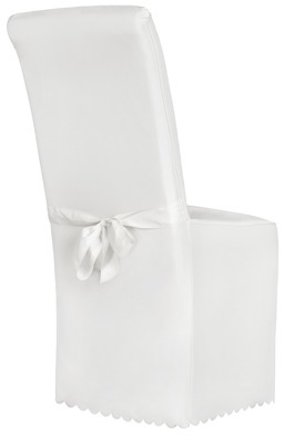 Housse de chaise avec n?ud en Polyester Non-imprim