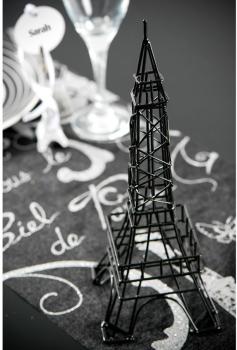 Tour Eiffel Noire en Métal