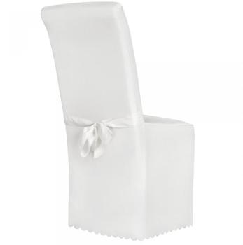 Housse de chaise avec n?ud en Polyester Non-imprim