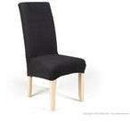 Housse de chaise bi-extensible unie effet gauffré MARINE Housse de chaise bi-extensible