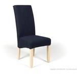 Housse de chaise bi-extensible unie effet gauffré MARINE Housse de chaise bi-extensible