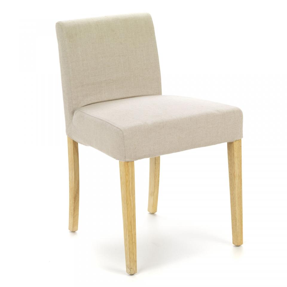 Housse de chaise beige