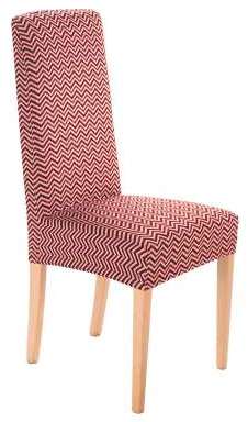 Housse chaise chevron