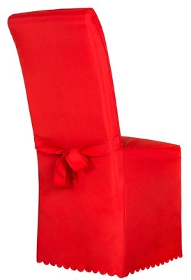 Housse de chaise avec n?ud en Polyester Non-imprim