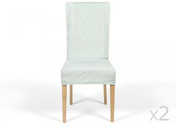 Housse de chaise courte coton polyester motif étoile Housse de chaise courte coton