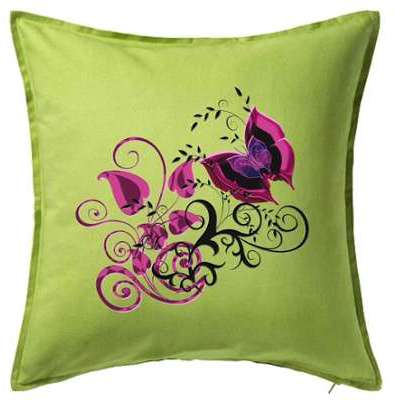 Housse de coussin 50x50 cm 100% Coton décorée Papi