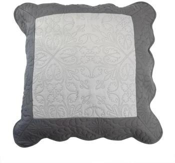 Housse de coussin boutis (60 cm) Emma Gris anthrac