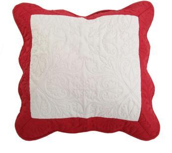 Housse de coussin boutis (45 cm) Emma Naturel et R