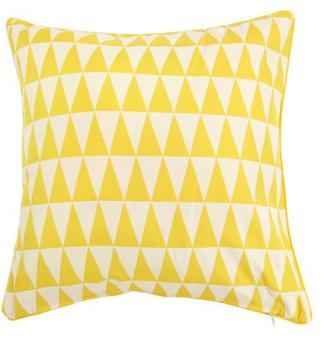 Housse de coussin Backgammon Jaune