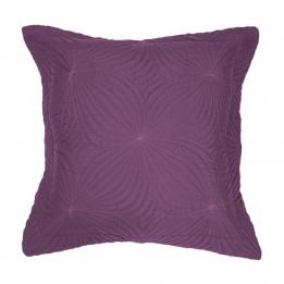 Housse de coussin boutis (40 cm) Florencia Prune