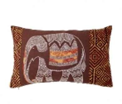 Housse coussin microfibre - lot de 2