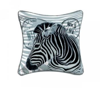 Housse de Coussin Wild Zèbre 40x40 - Douceur dInt