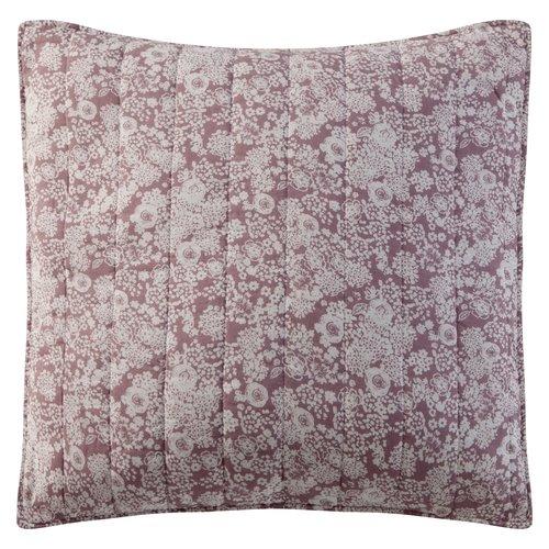 Housse De Coussin Boutis Coton Gaya Rose Poudre Ha