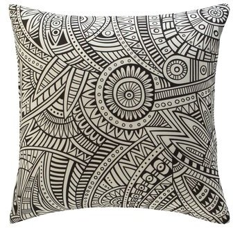 Housse De Coussin Coton Imprimé Esquisse - 3suisse