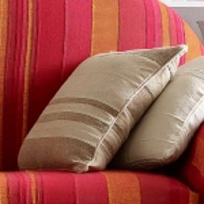 Housse coussin tissé multicolore - lot de 2
