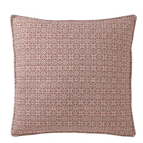 Housse De Coussin Boutis Coton Sala Rouge Harmony