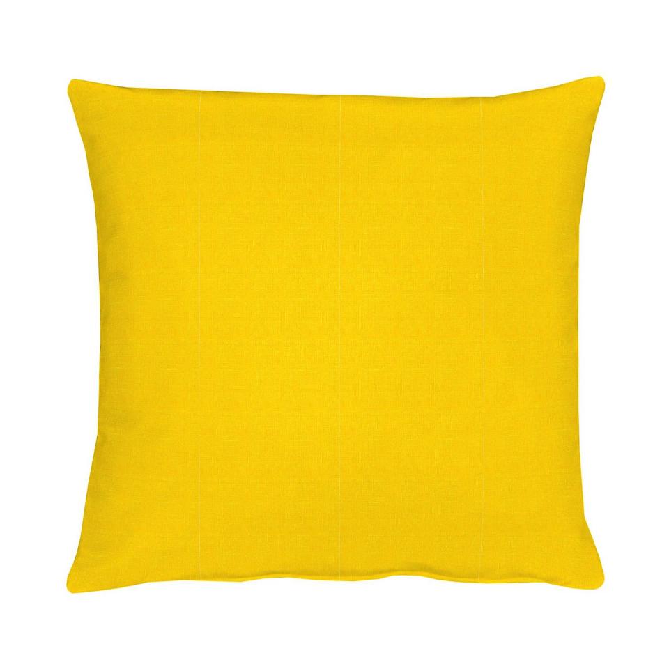 Housse de coussin Tosca - Jaune - 49 x 49 cm